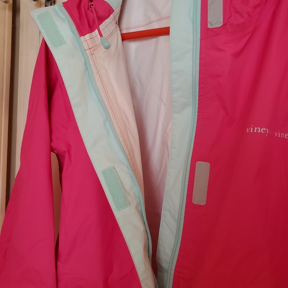 Vineyard vines women's pink rain jacket/coat - Picture 5 of 12